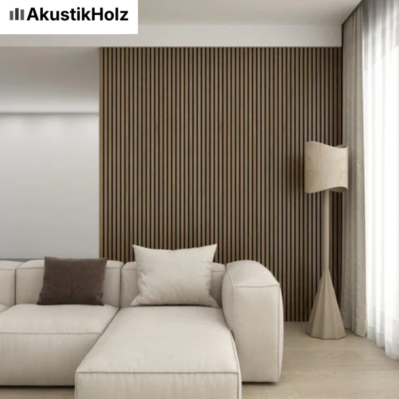 AkustikHolz® Flex Akustikpaneel – 270 × 110 cm