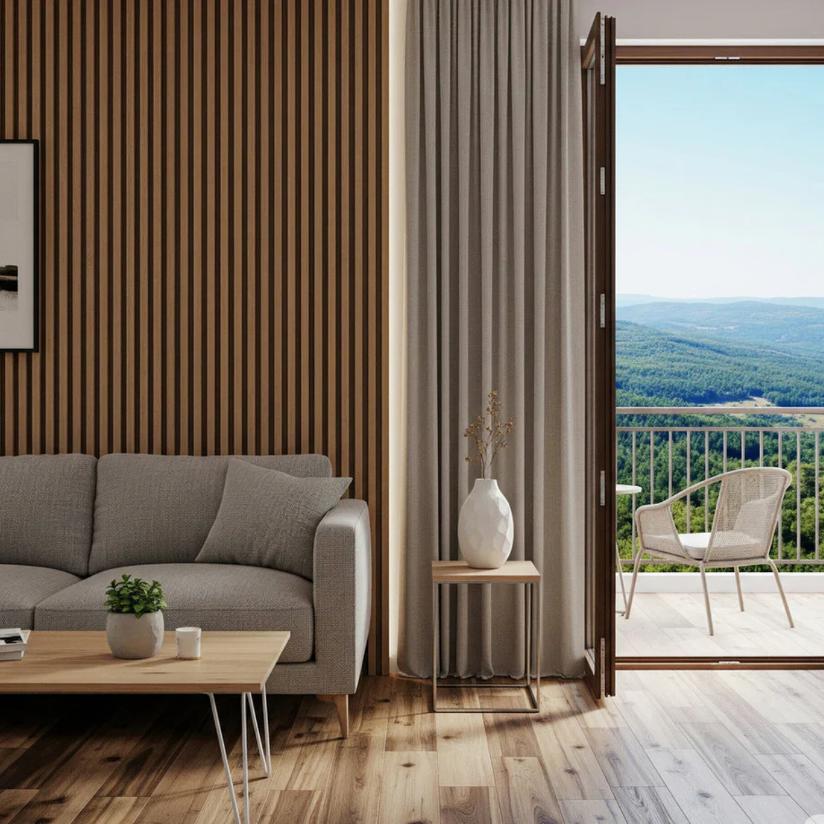 AkustikHolz® Flex Akustikpaneel – 270 × 110 cm